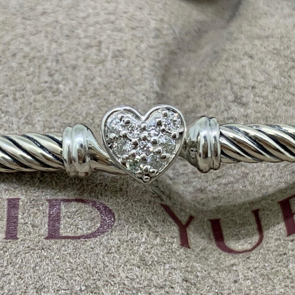NWOT David Yurman Heart Bracelet with Diamonds - Picture 3 of 6